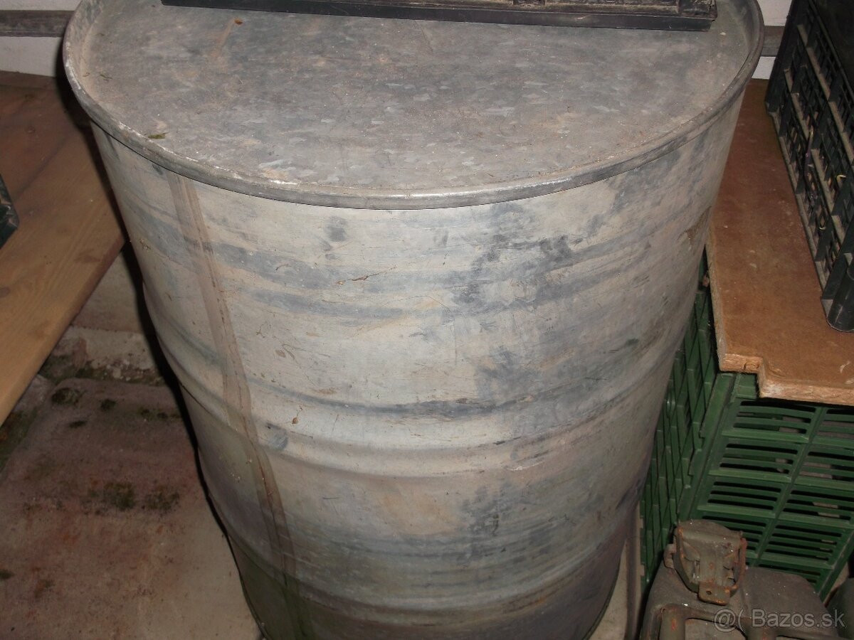 Pozinkovaný sud 200 lit.