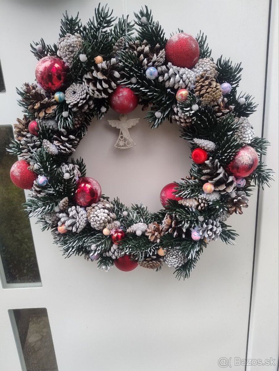Veľký vianočný veniec – nový, 50cm