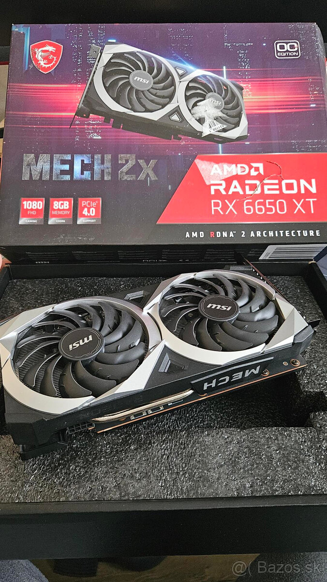 MSI Radeon RX 6650 XT MECH 2X 8GB OC