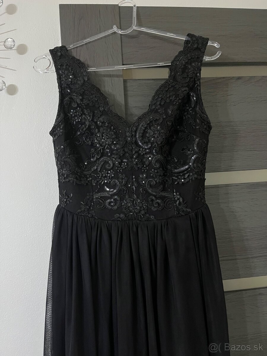 Čierne spoločenské šaty 40/M