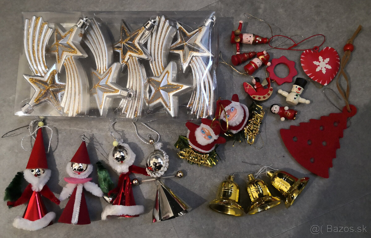 Retro vianočné ozdoby