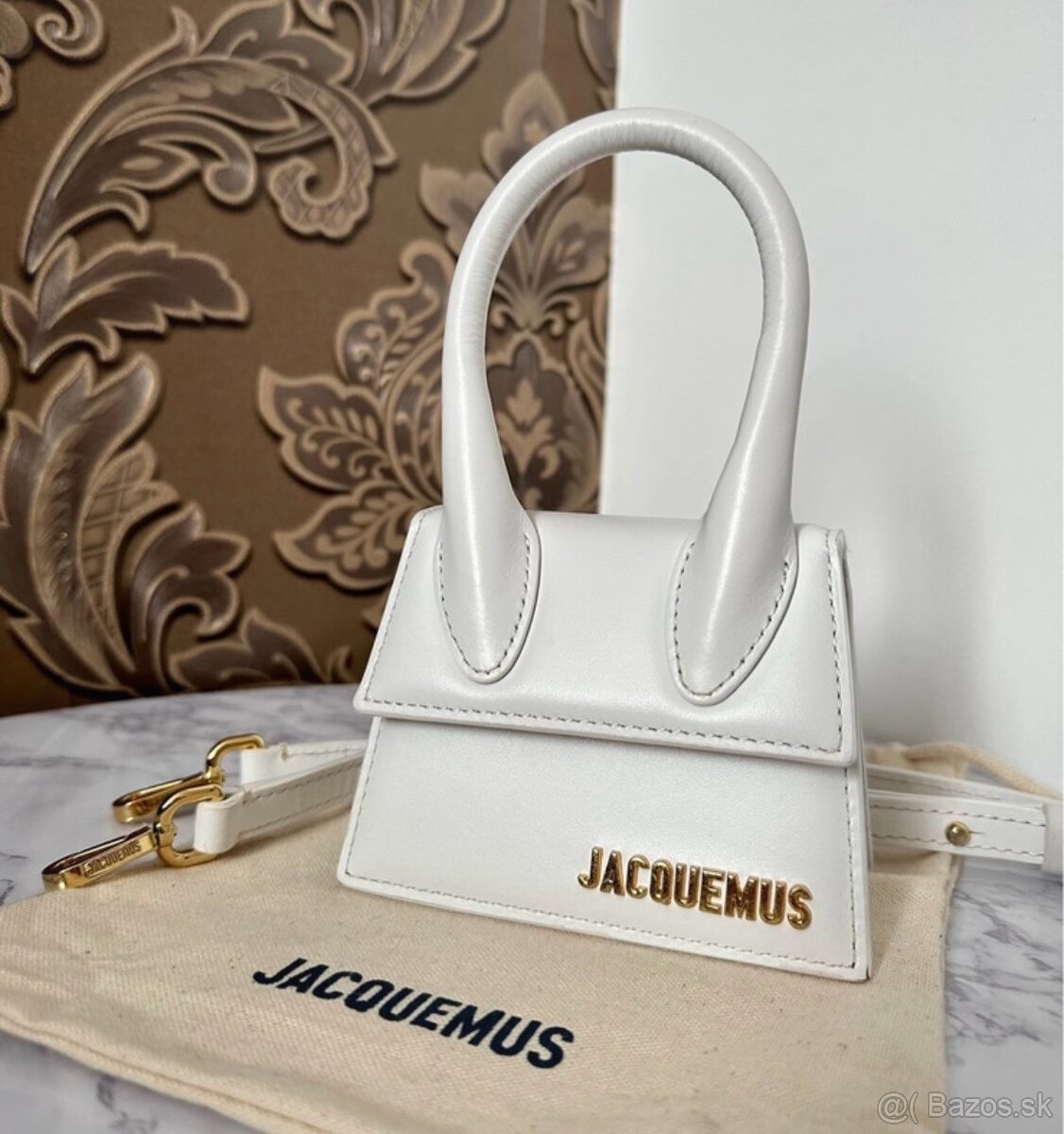 originál Jacquemus mini kabelka s dokladom