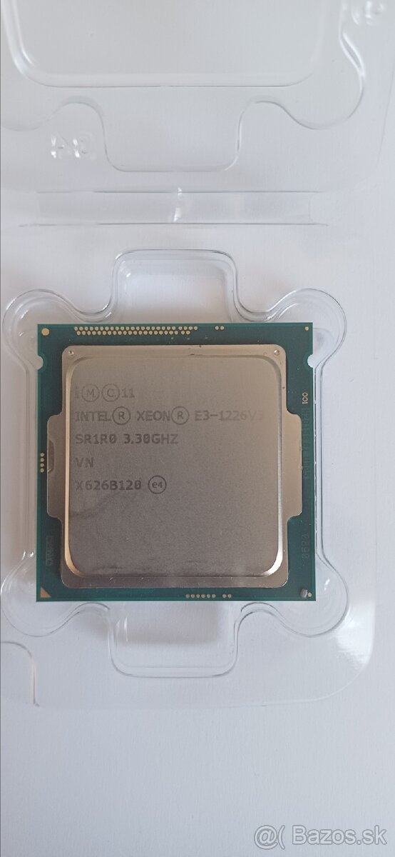 Intel Xeon Processor E3-1226 v3
8M Cache, 3.30 GHz