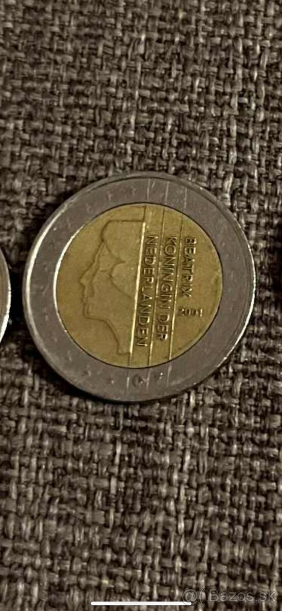 2 eurova minca Beatrix Koning Der Nederlanden