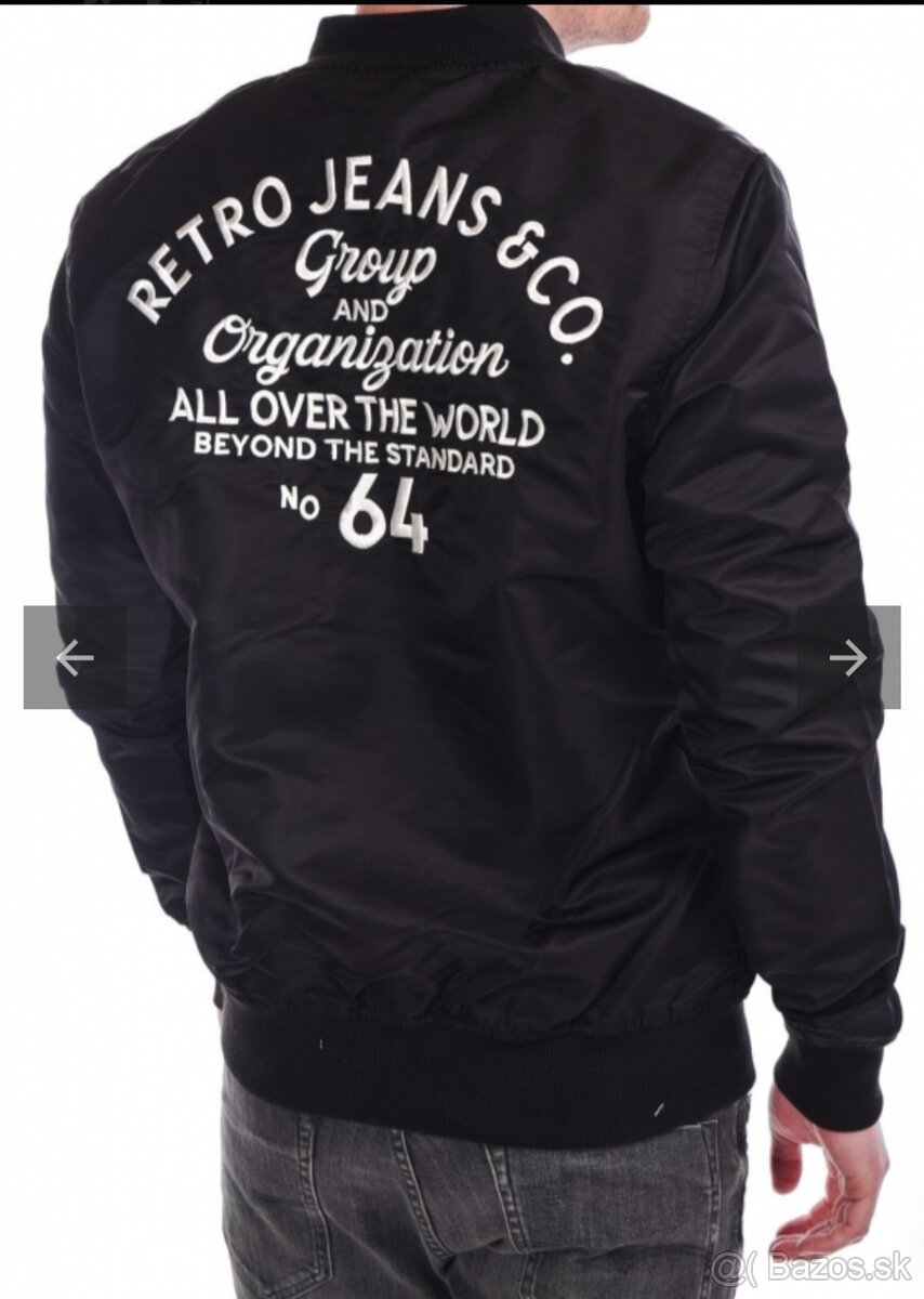 Retro Jeans Bomber Jacket