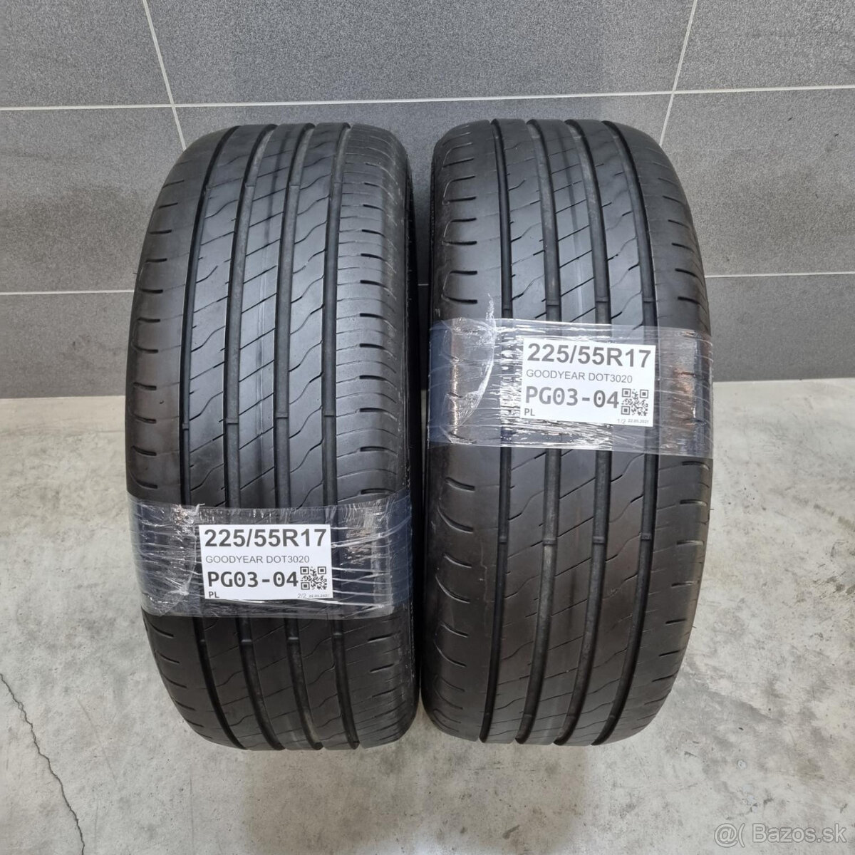 Letné pneumatiky 225/55 R17 GOODYEAR DOT3020