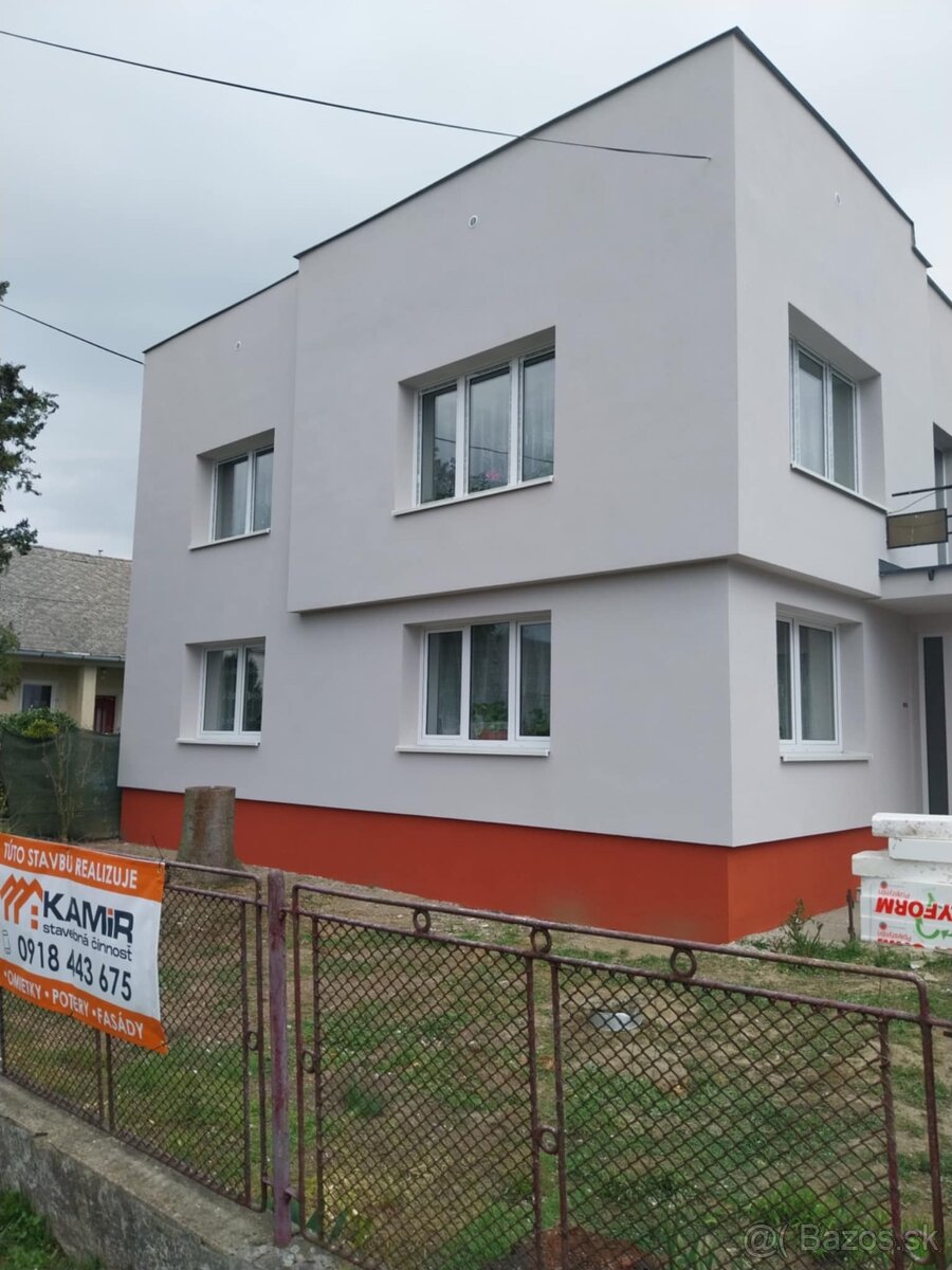 Kompletné zateplenie domu – vata/polystyrén + vlastné lešeni