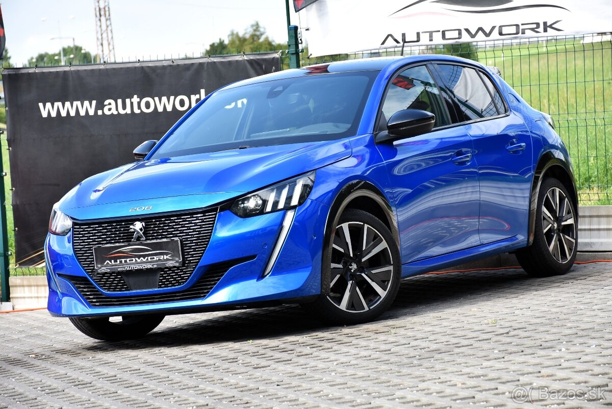 Peugeot 208 1.2 TURBO_BENZÍN AUTOMAT KAMERA GT 2021 DPH