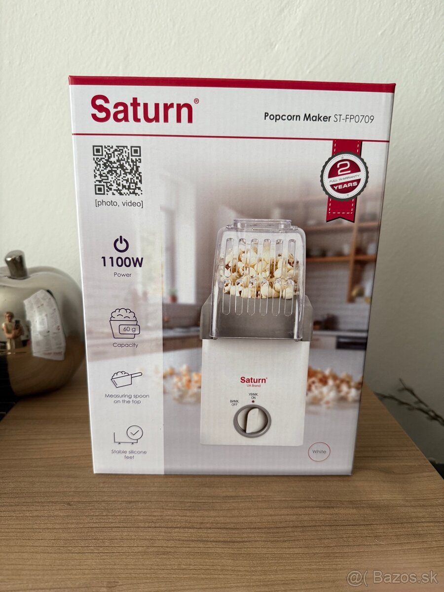 Popkornovač Saturn NOVÝ