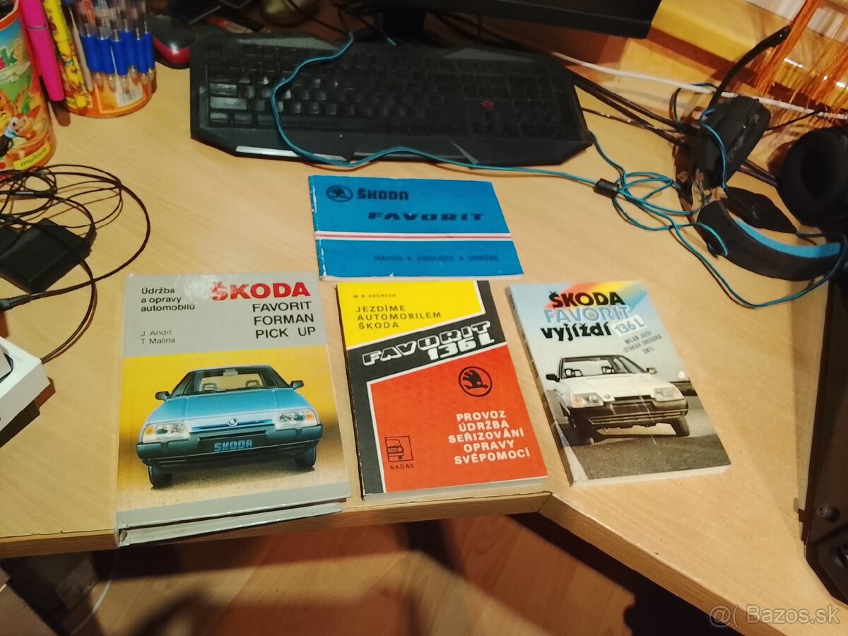 Predám knihy škoda favorit,forman