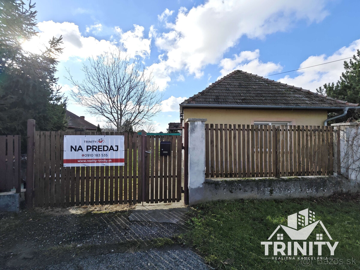 EXKLUZÍVNE-Na predaj 3-izbový rodinný dom v obci Semerovo, 3