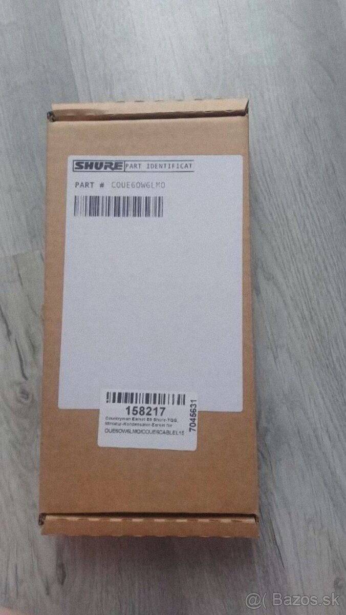 Predám Countryman E6 EARSET shure