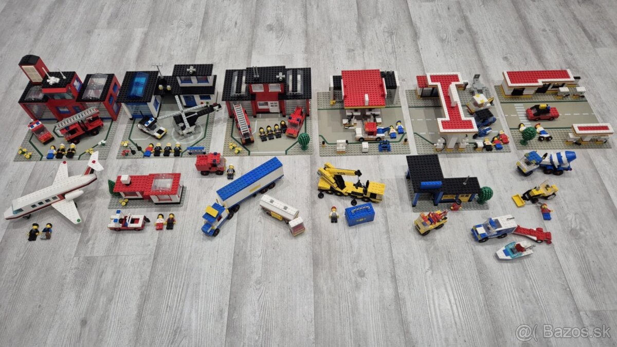 lego city 80. roky, vintage