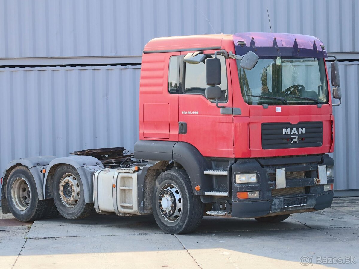 MAN TGA 26.440, STANDARD, 6x4, HYDRODRIVE, HYDRAULIKA, ANAL