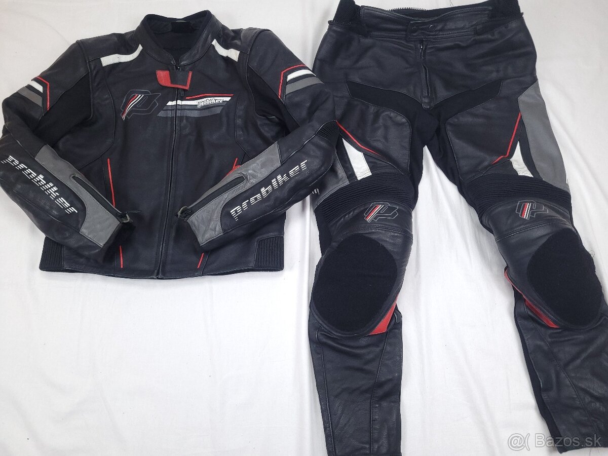 Probiker PRX-16 pánska kožená moto kombinéza M/S 50/48