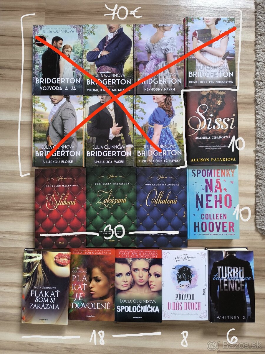Beletria, série predávam len spolu