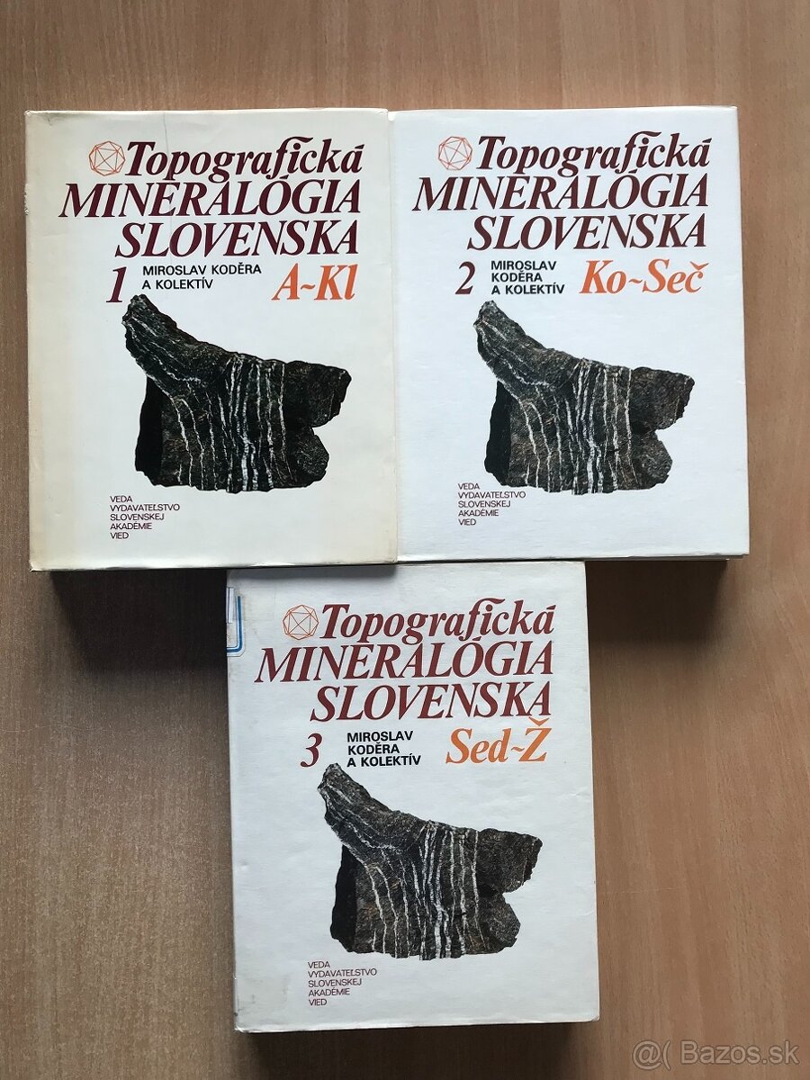 Topografická mineralógia Slovenska 1-3
