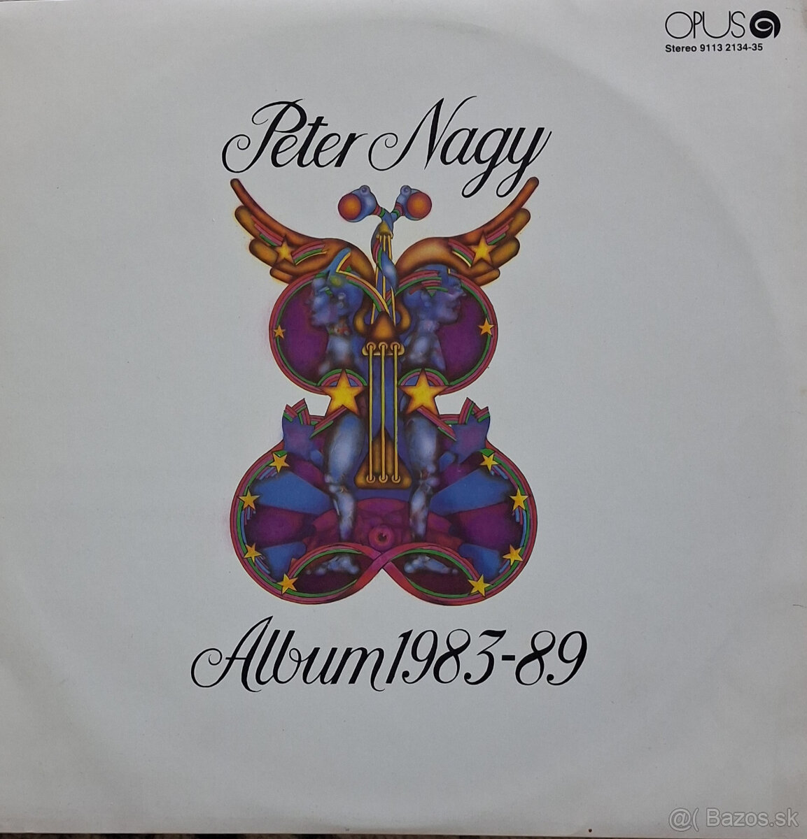 Retro gramofónová LP platňa Peter Nagy