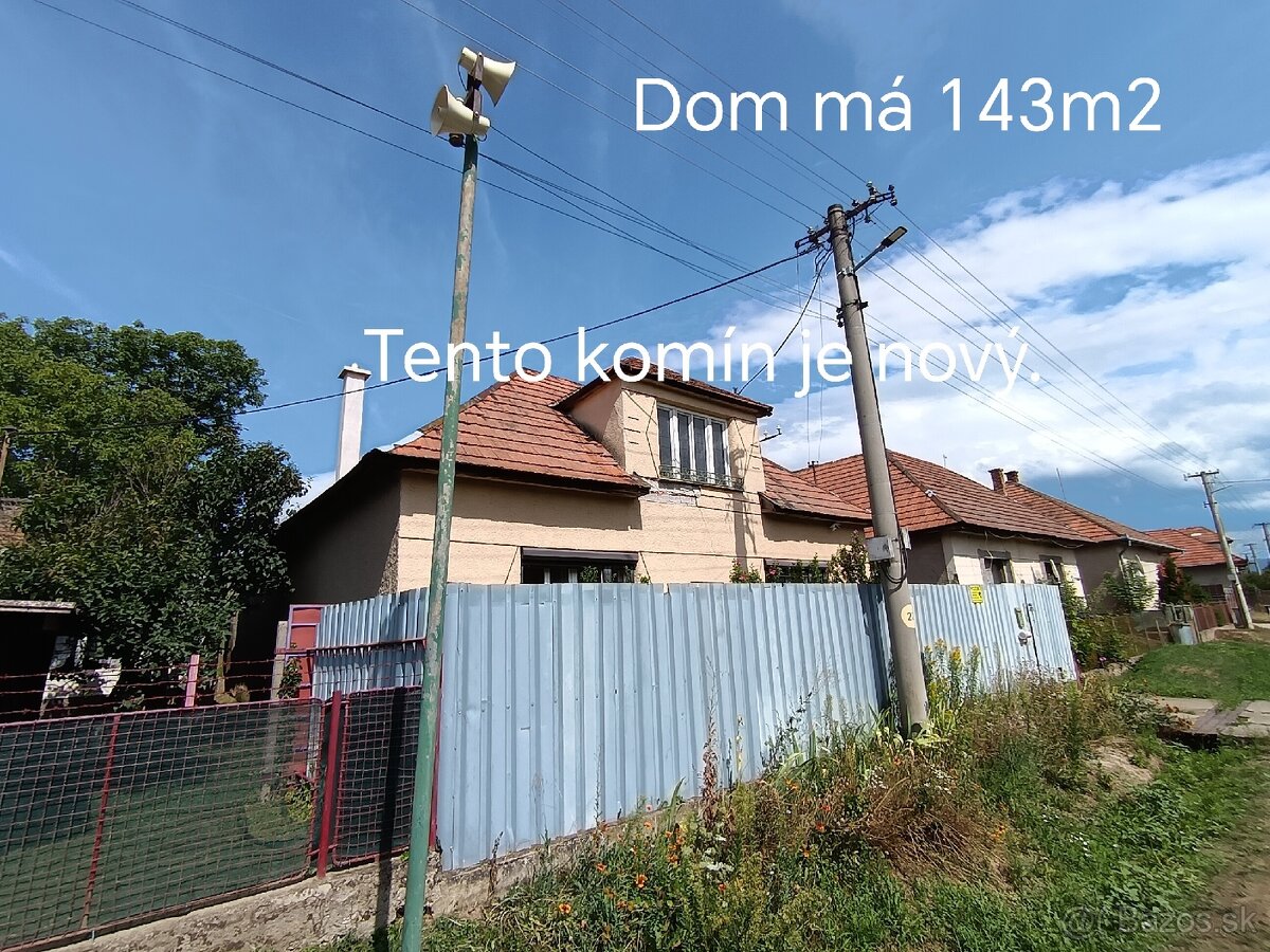 Rodinný dom na predaj v obci Lontov.