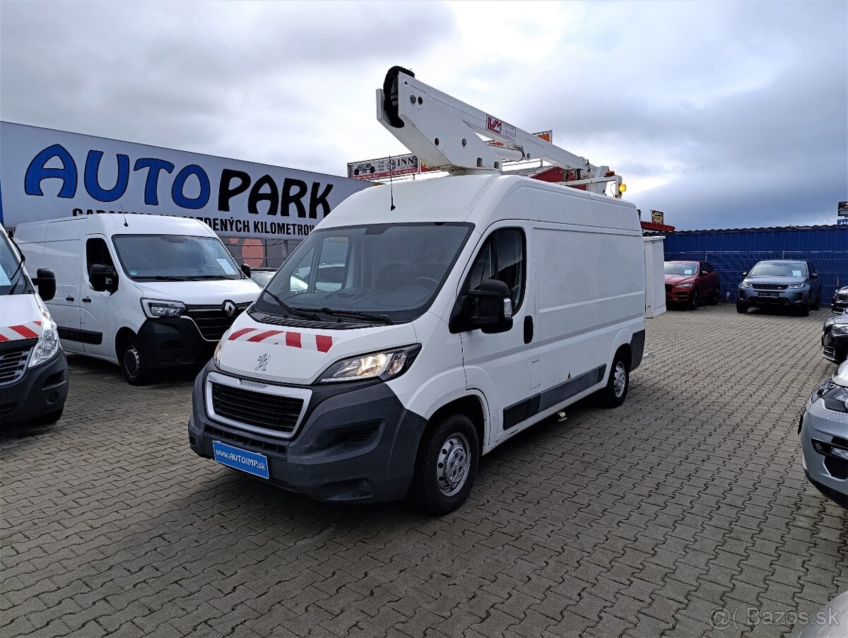 Peugeot Boxer Podvozok Montážna plošina pre 2- miestny kôš/