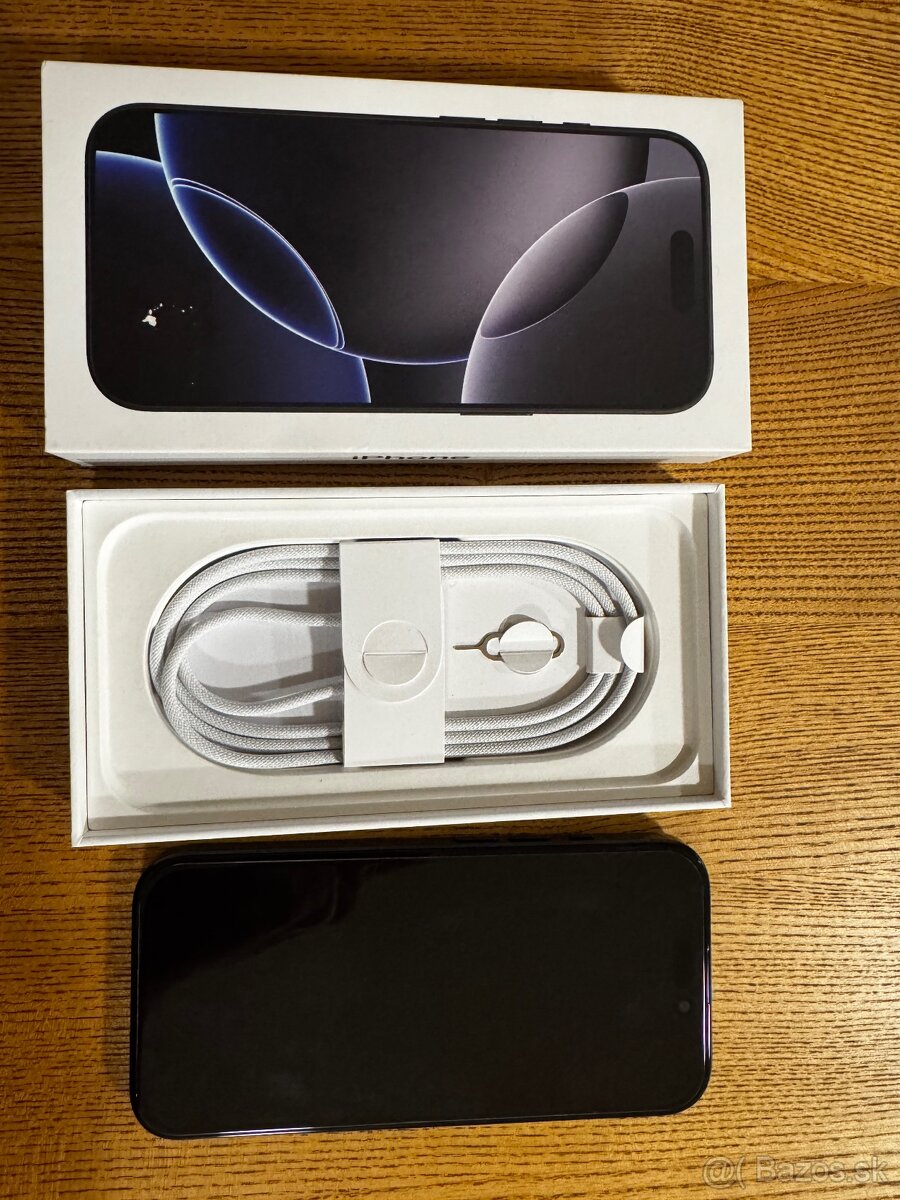 Iphone 16 Pro, Black Titanium, 128 GB