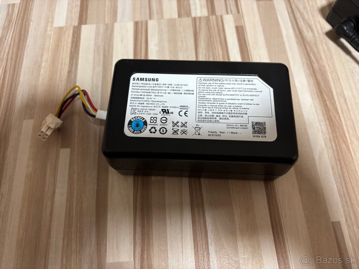 Samsung powerbot BATÉRIA