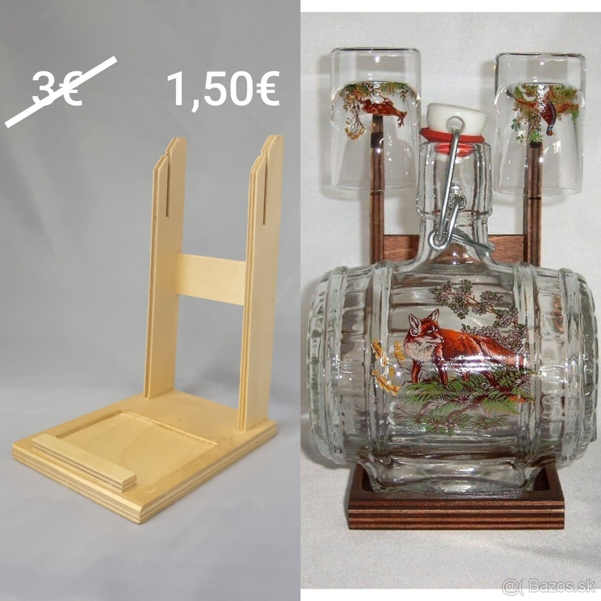 Predávam drevené stojany na fľaše