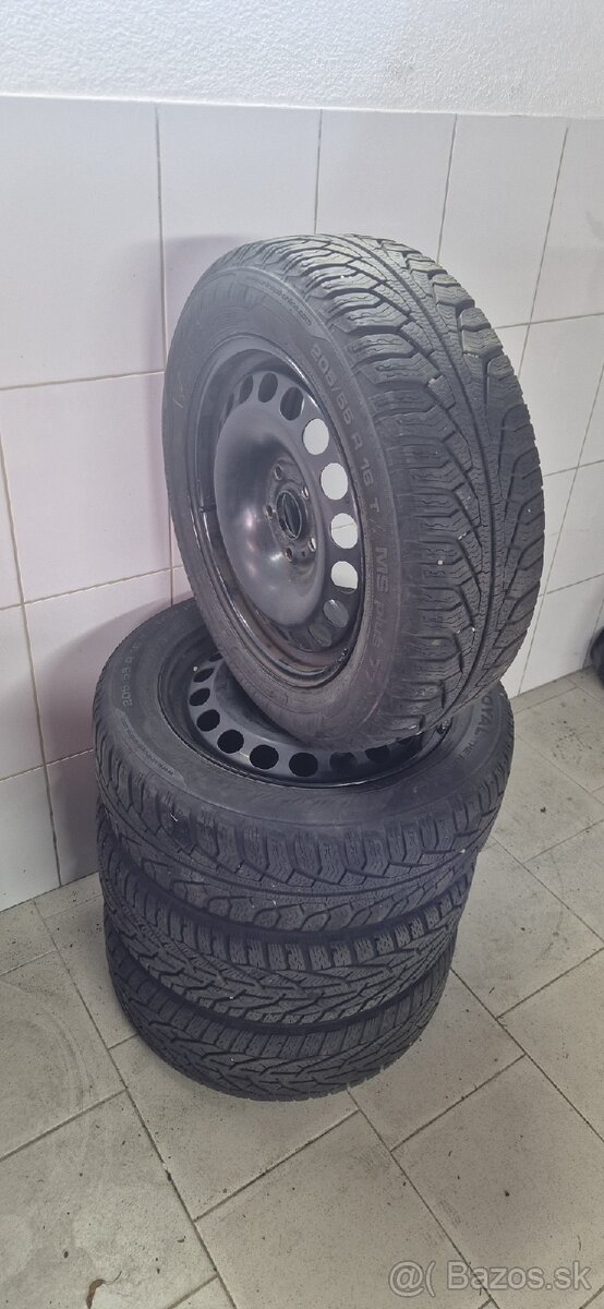 5x112 r16 205/55r16 disky + zimné pneu