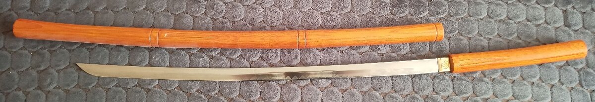 Japonský Samurajský skrytý meč drevo palica katana