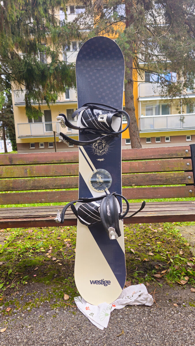 Predám používaný snowboard Westige Royal 140cm