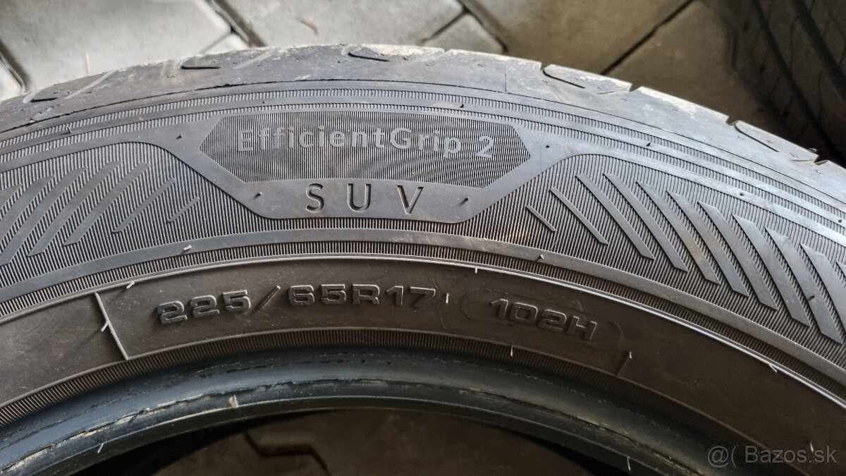 Prémiové letné pneu Goodyear EfficientGrip 2 SUV 225/65 R17