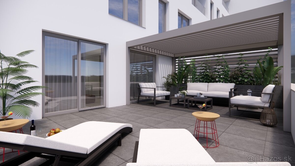 Elegantný 3-izbový byt 70,73m² s terasou alebo loggiou-ILAVA