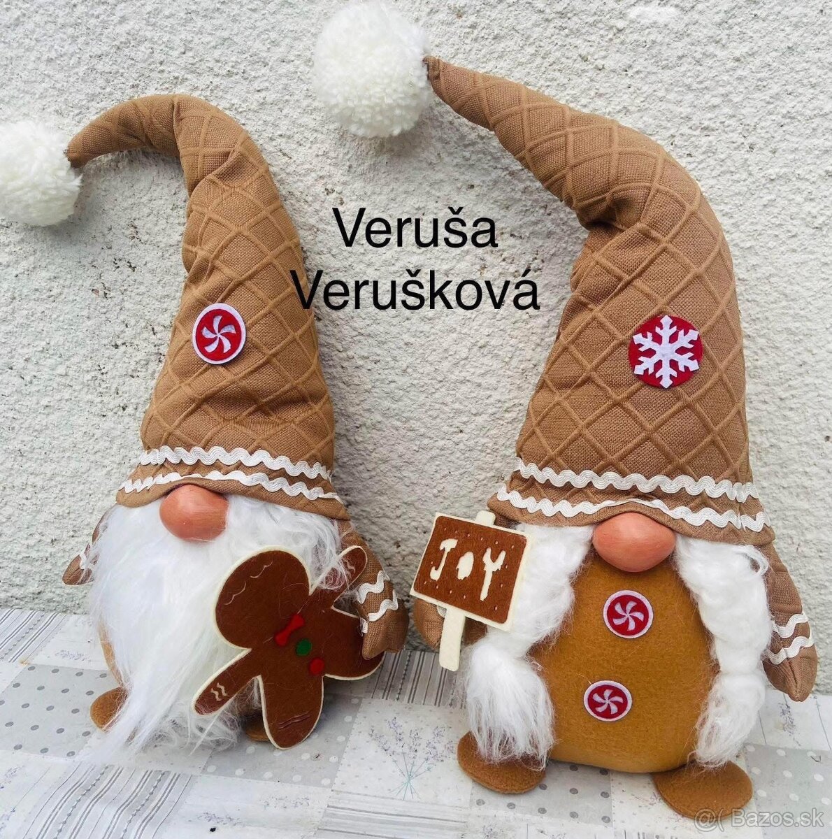 Vianočný trpaslík škriatok 55cm