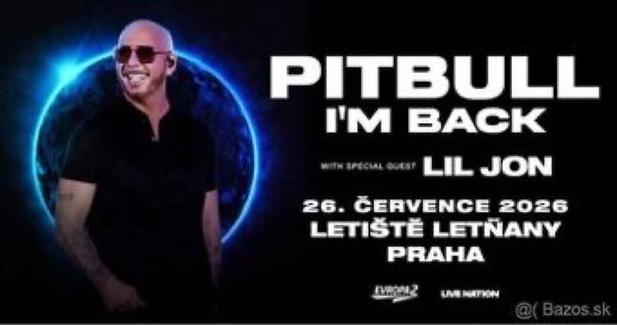 Vstupenky pitbull Praha letnany