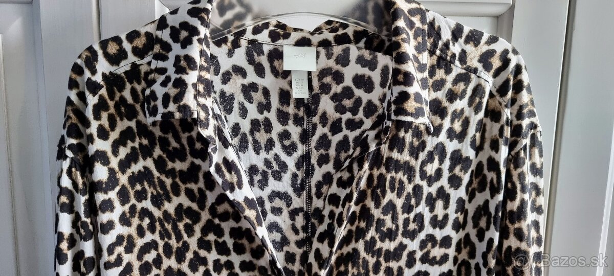 Šaty H&M s leopardím vzorom č.M