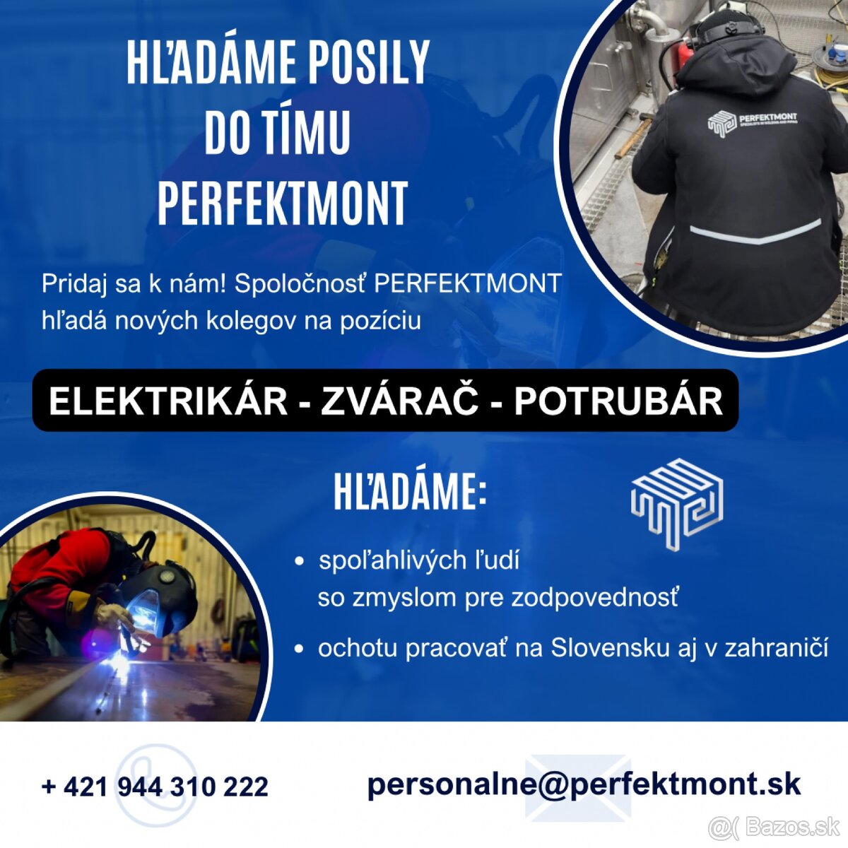 ELEKTRIKÁR | ZVÁRAČ | POTRUBÁR