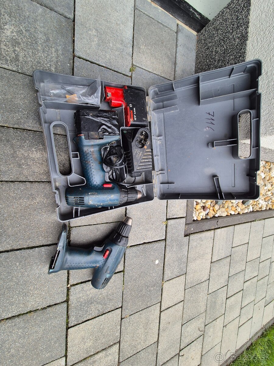 Bosch 12V aku skrutkovacka 2ks