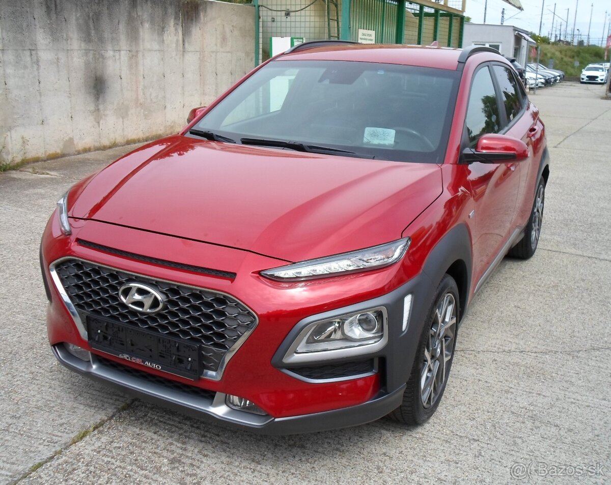 Hyundai Kona 1.6 GDi HEV Style 141k,automat,polokoža,kamera,