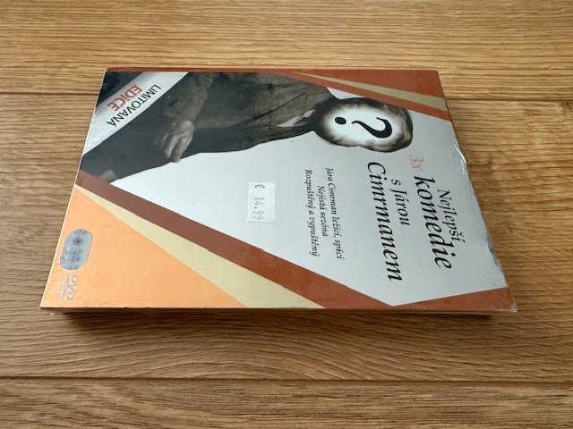 Predám 3 DVD Najlepšie komédie s Járou Cimrmanem