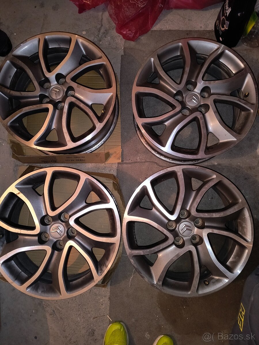 Predám originál elektróny Citroen R18 5x114,3
