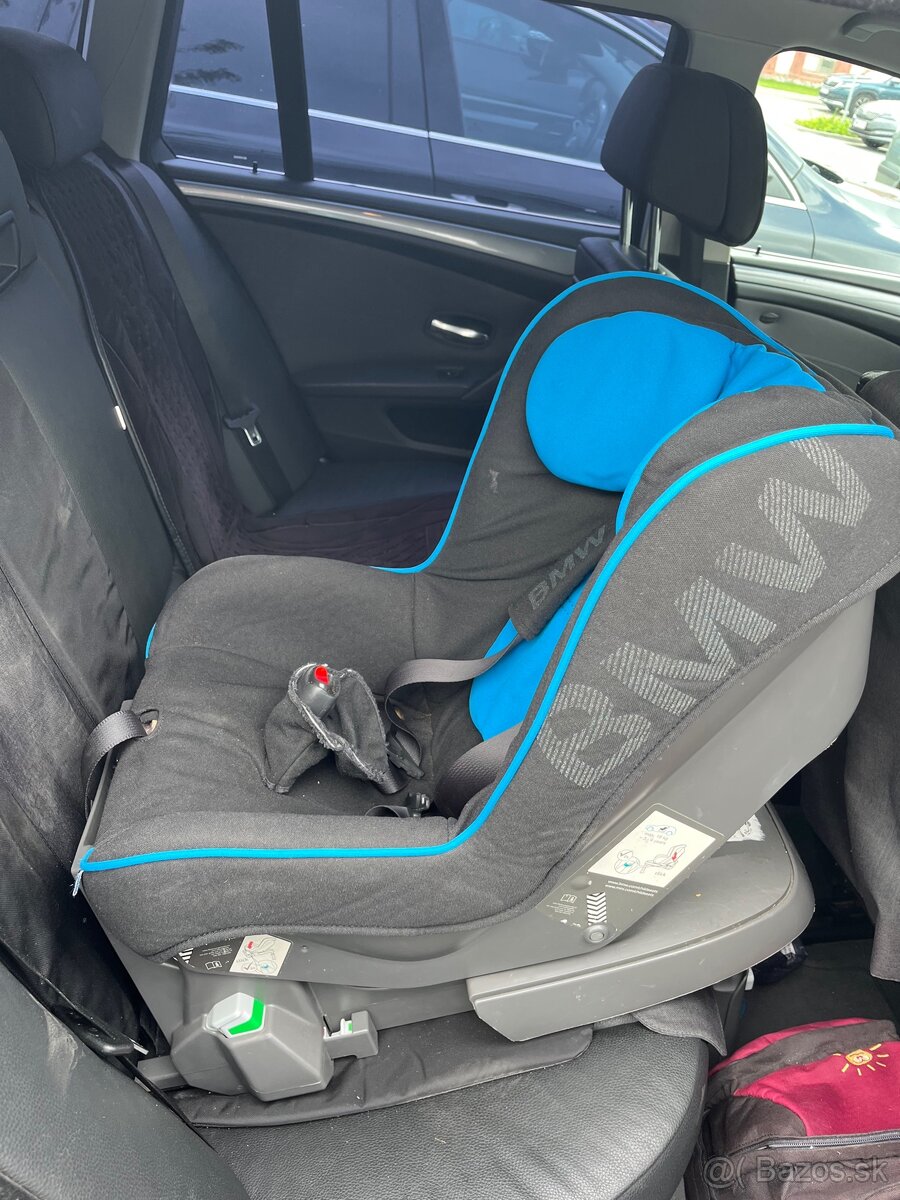 Detská autosedačka BMW+isofix pre deti 9-18 kg.
