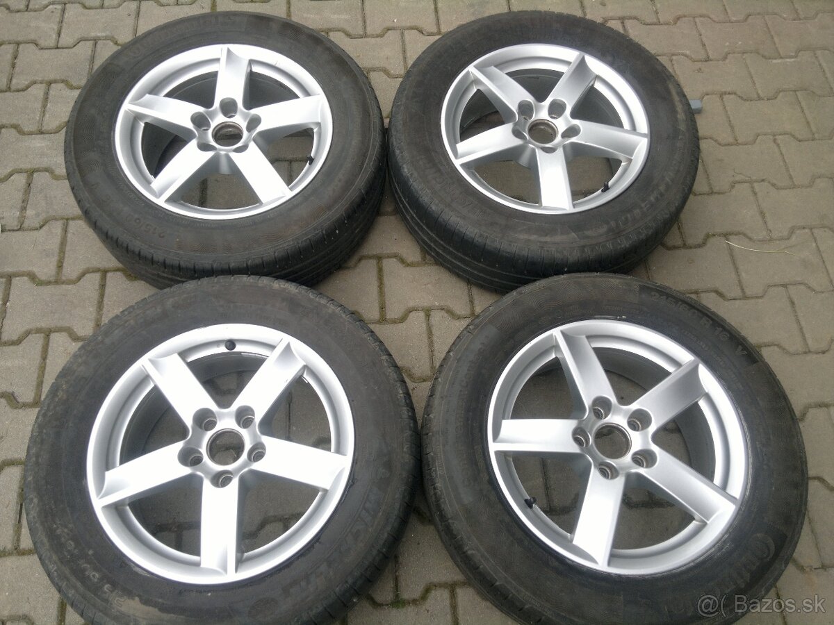 Elektrony Seat Alhambra 5x112 r16, letné pneu. 215/60 r16