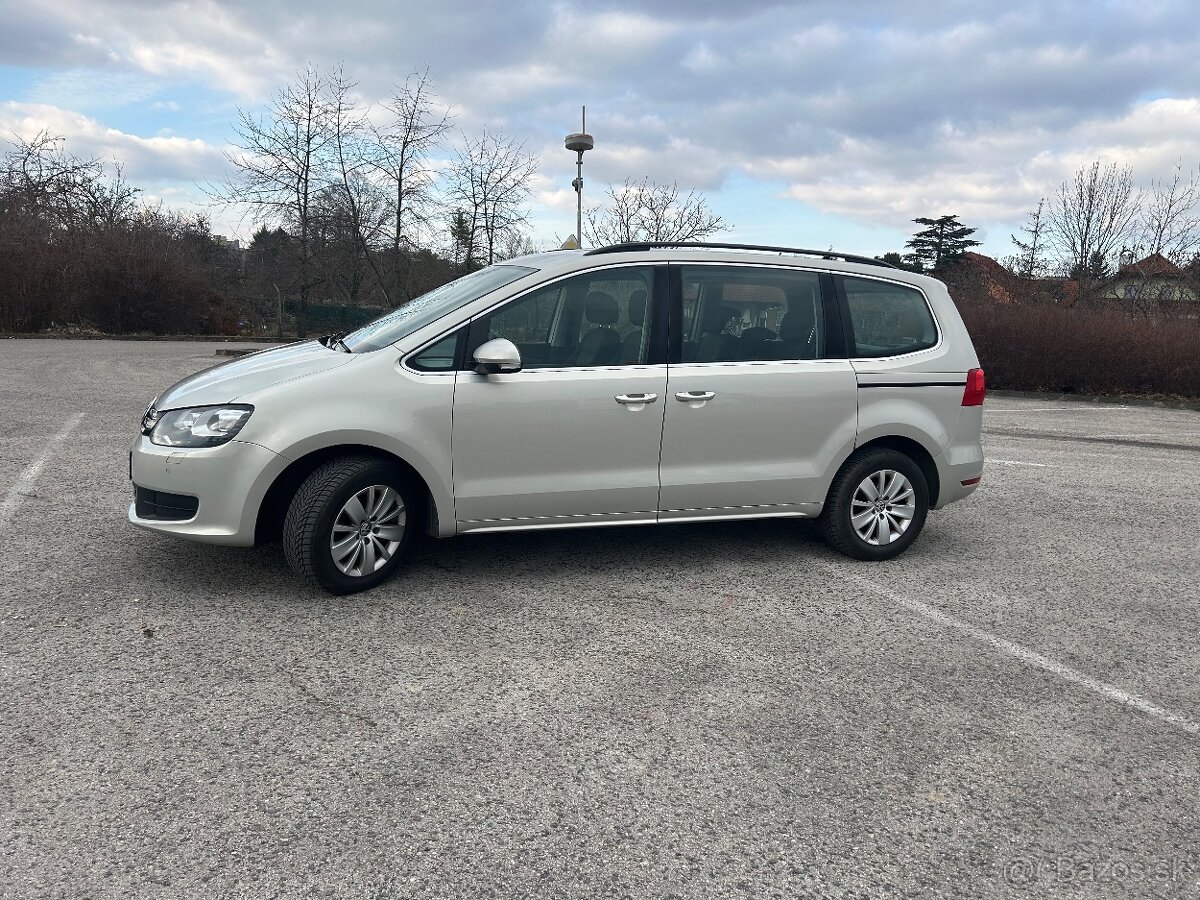 VW Sharan 2.0 TDI 7-miestne, ťažné, webasto, zeder