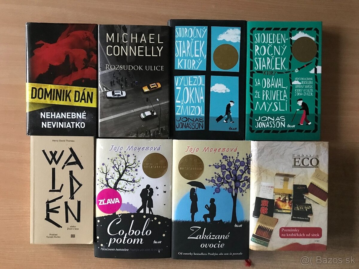 Murín, Eco, Milton, Vasilková, Jonasson, Connelly, Dán