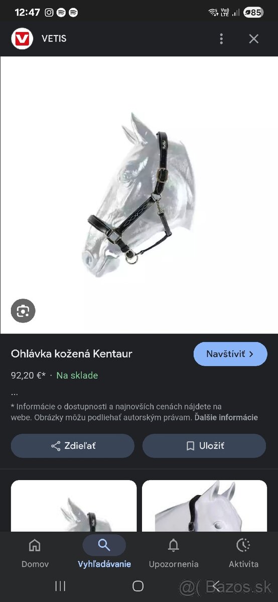 Ohlavka kozena Kentaur