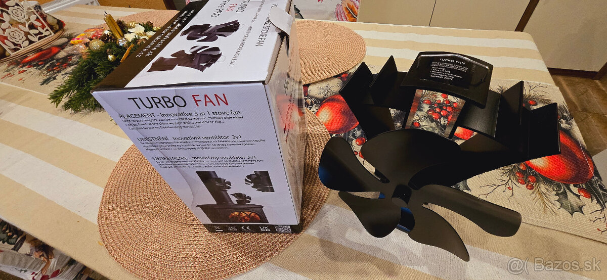Predám  krbový ventilátor 3 v 1