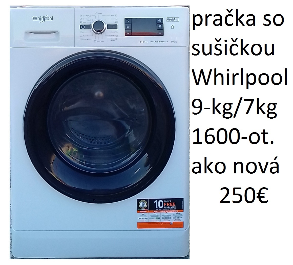 predám pračku so sušičkou Elektrolux.Whirlpool ....