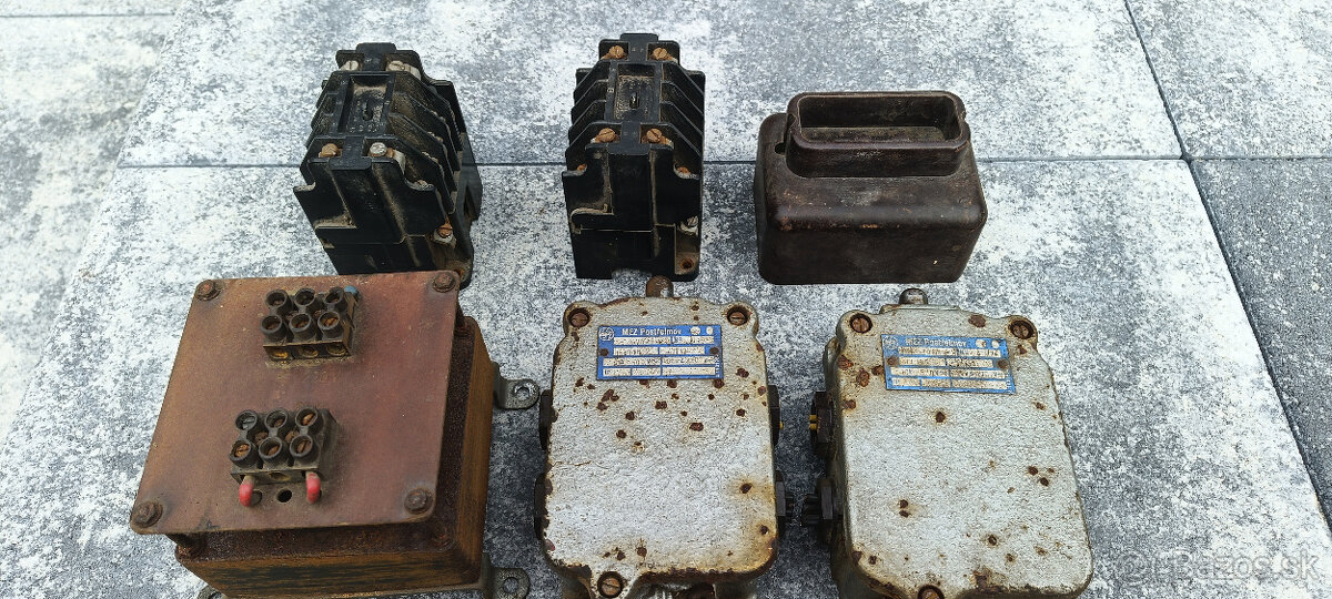 Stykač, koncák, trafo