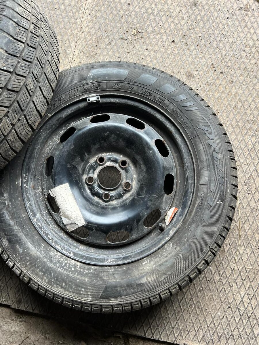 Škoda Octavia 1, VW Golf IV plechové disky 5x100 R15