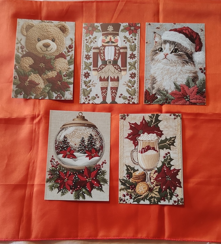 krásne vianočne pohľadnice Vintage štýl